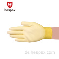 Hespax elektronische Arbeitsarbeit Handschuhe langlebige PU Palm